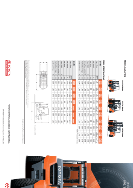 Toyota 8-Series Forklifts (FG/FD) cover page