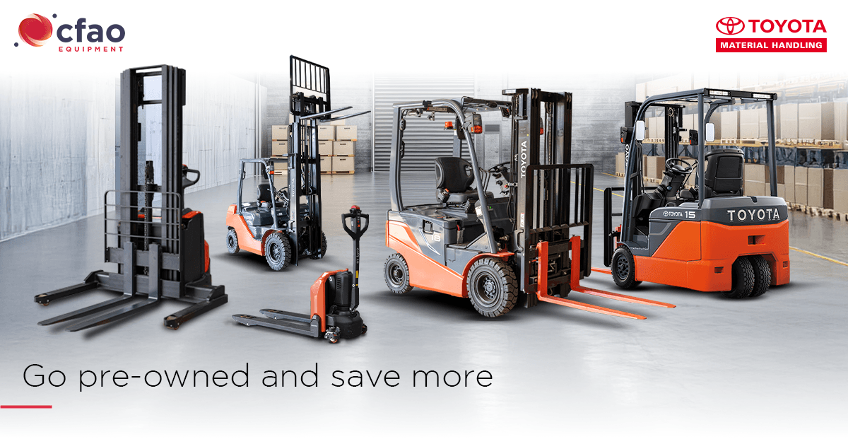 Pre-owned Toyota forklifts ready for sale