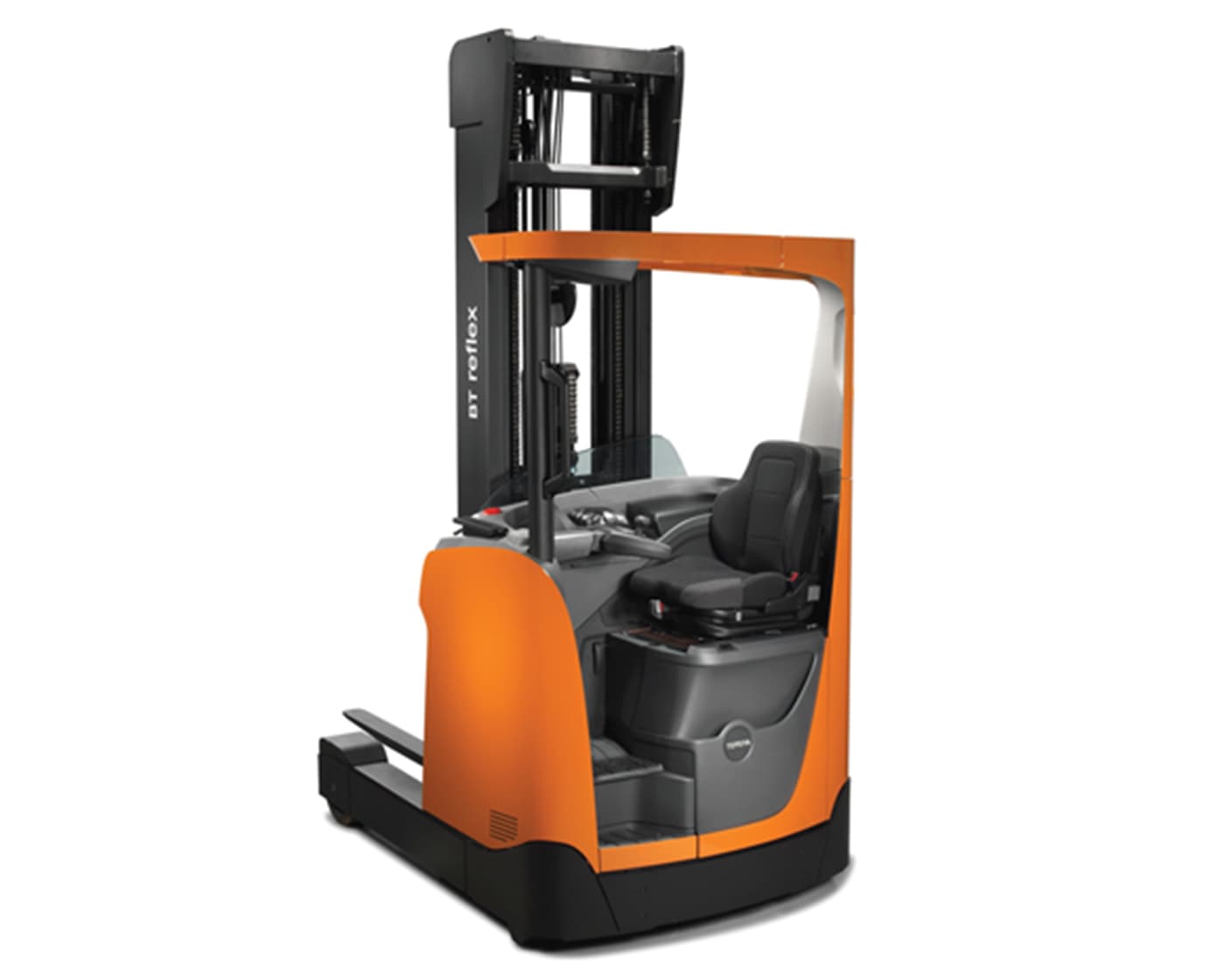 Toyota reach truck handling palletised stock
